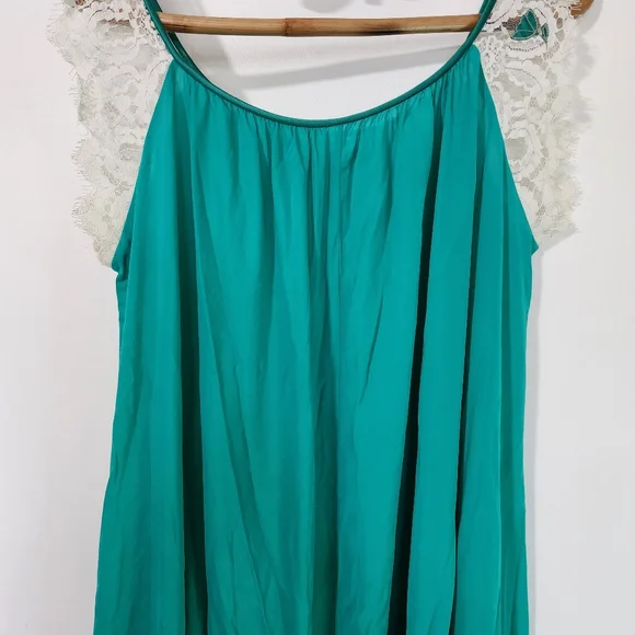 4 for $32 vintage blue and lace nightie - Picture 5 of 9